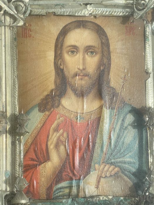 Икона Г-дь Вседержитель 22*18 в киоте