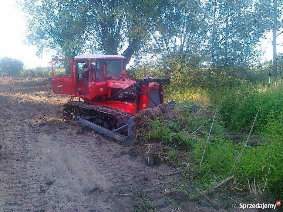 spycharka usługi dt 75 spych dt75 dt niwelacja terenu równanie gruntu