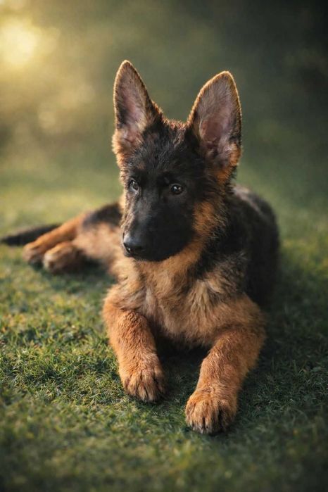 Cachorro Pastor Alemão  Linhagem Superior EMSI‑HAUS & Tigback Hof