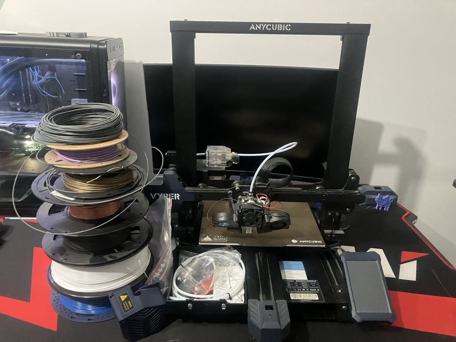 drukarka 3d anycubic vyper dużo dodatków