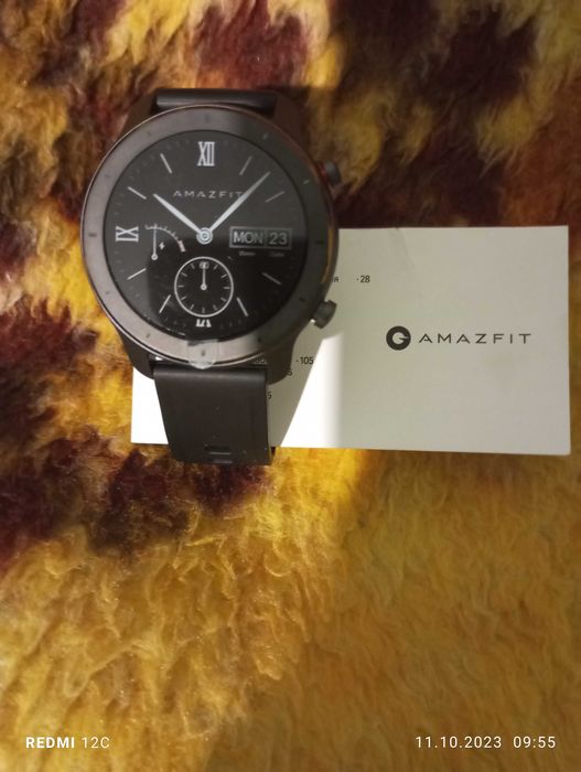 Новые смарт часы Amozfit GTR 42mm Starry Black A1910