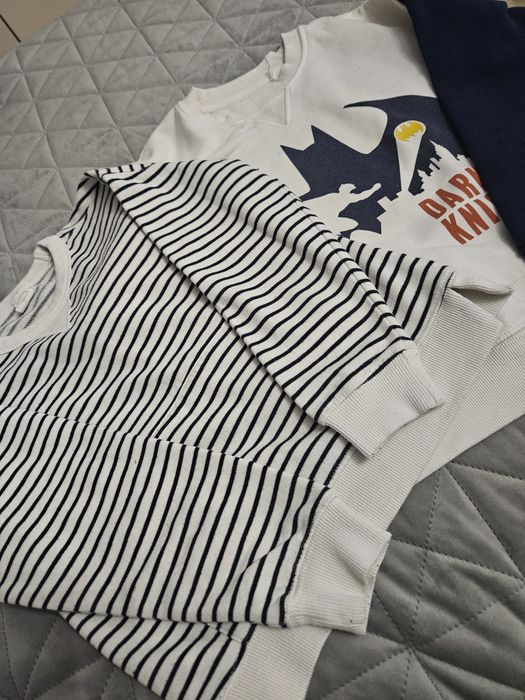 Zestaw bluza chłopięca smyk, primark, ...128
