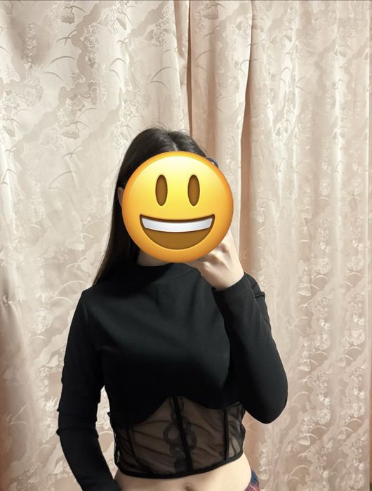 Кофтинка коротка з імітацією корсету