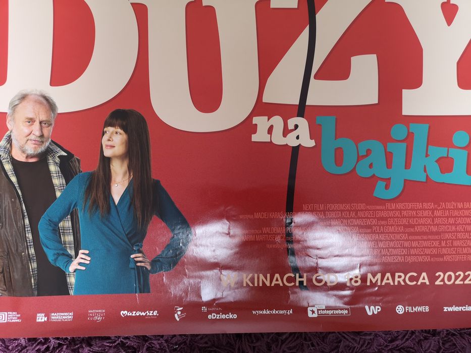 Plakat filmowy Za Duży na Bajki