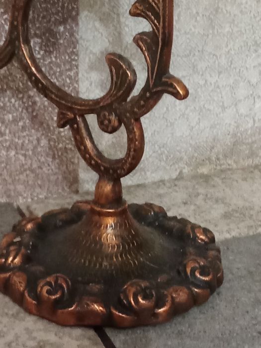 Подсвечник на две свечи бронза