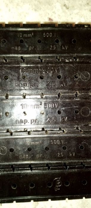 8szt kostka  elektryczna PRL