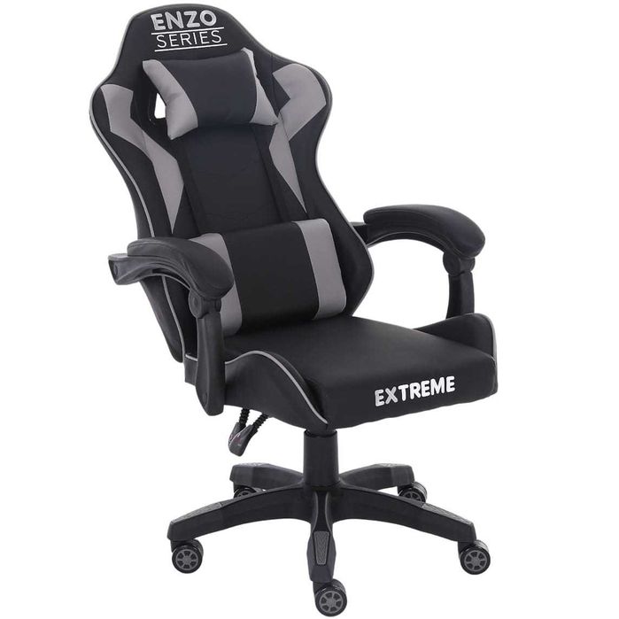 Stylowy Fotel Gamingowy dla Gracza Extreme ENZO Gray