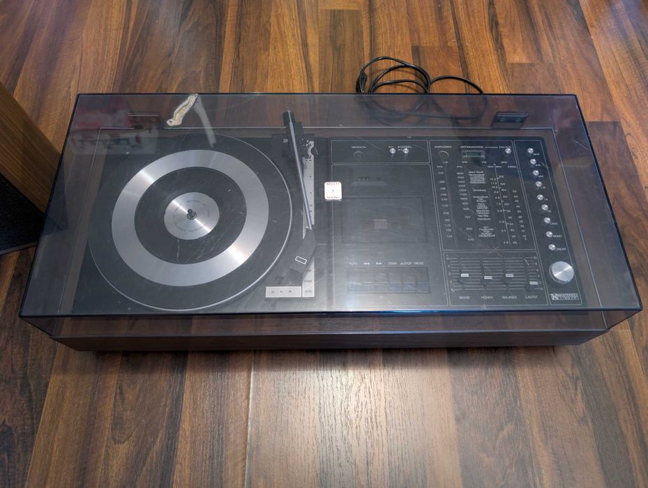 Amplituner Gramofon BSR C-141 Magnetofon Z głośnikami