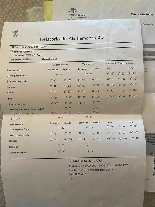 Carrinha Volvo V40 1,6 GPL 6€ 100km, distribuição e pneus novos