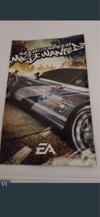 Manual jogo Ps2 Need For Speed Most Wanted