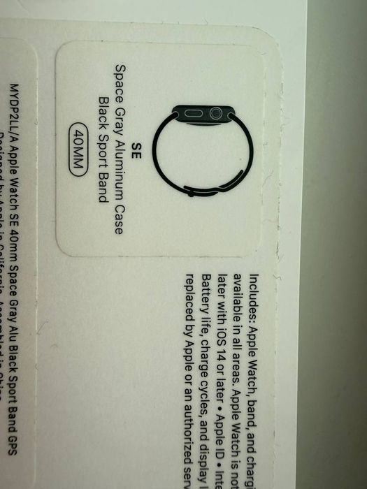 Apple watch SE 40 mm