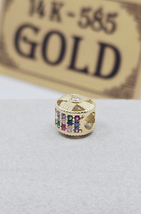 Złoty charms próba 585 14k