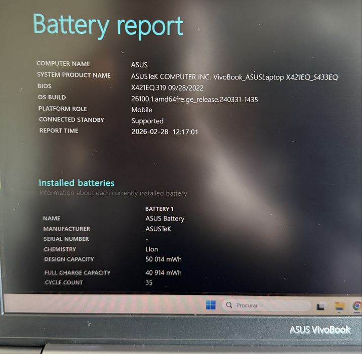 ASUS VivoBook S14 i5 11ª Gen | NVIDIA MX350 | SSD | Excelente estado