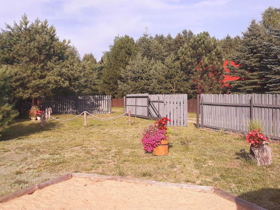 Dom letniskowy w lesie  nad Wkrą, 60km od W-wy.