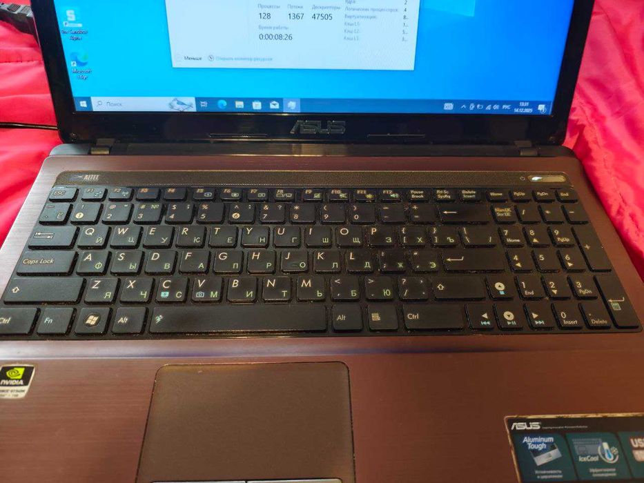 Ноутбук Аsus k53sv, топова конфігураціія, I5-2540m, 16гб ОЗУ, 256 SSD