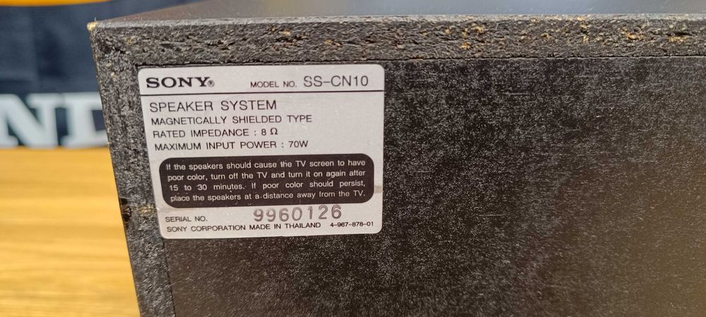 Центральний канал  SONY Center SPEAKER SYSTEM SS-CN10