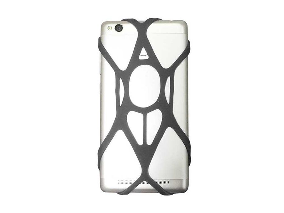 Uchwyt rowerowy na telefon smartfon aluminiowy antywstrząsowy