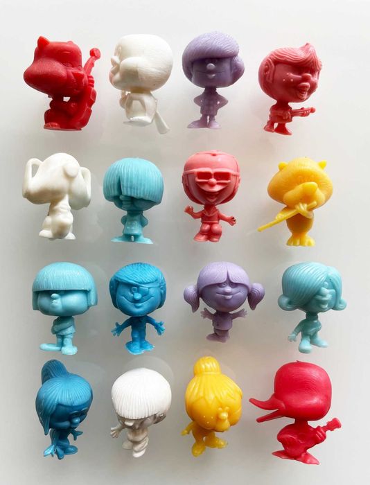 Vintage Complete Collection ~ "POPALINOS" ~ 16 Rajá Monochromes ~ 1960s