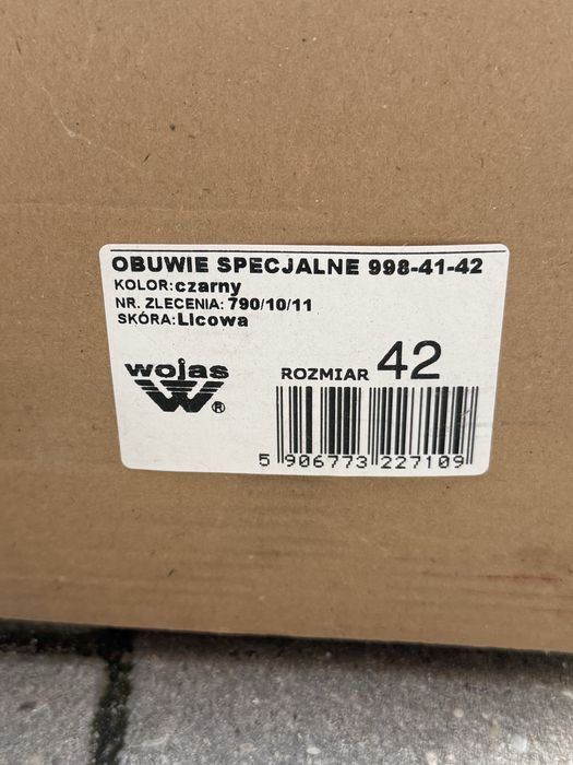 Buty strażackie WOJAS rozm 42