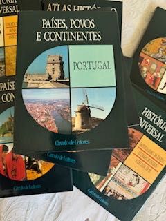 Vendo livros sobre história do nosso país, universal e continentes.
