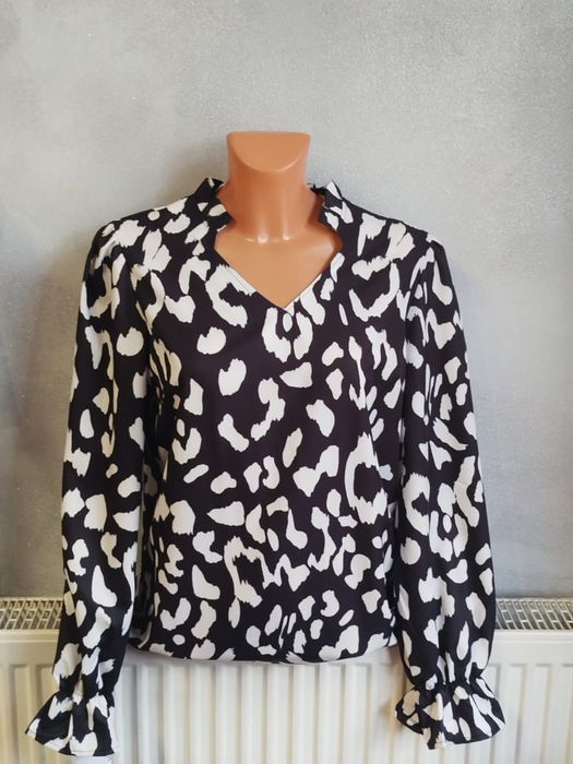 Przesliczna koszula bialo czarna M L Xl 2xl