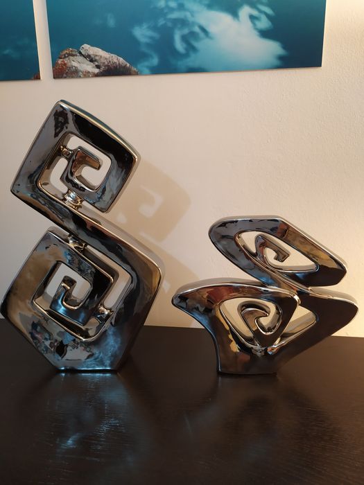 Peças decoração prata