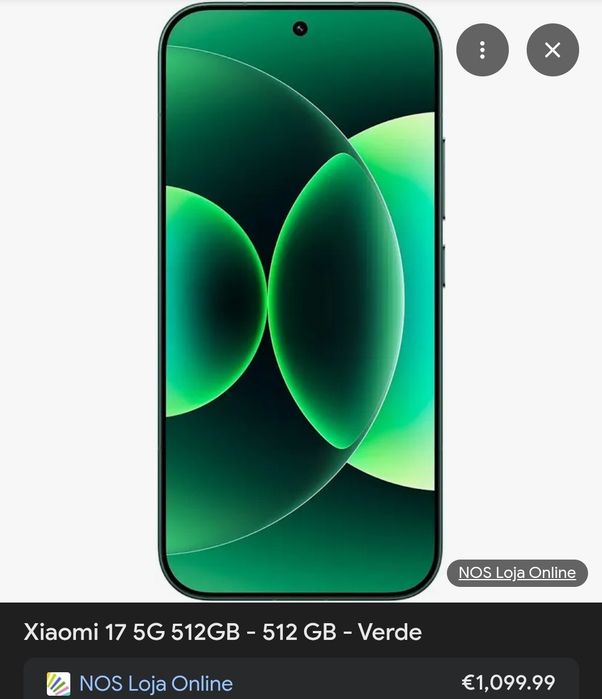 Xiaomi 17 512GB, 256GB SELADO. Troca/retoma. Fatura, garantia