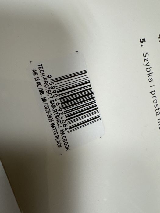 Etui Macbook Air 13 M2 / M3 / M4