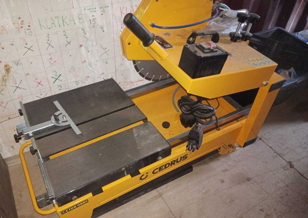 Piła stołowa do betonu CEDRUS CEDPK350 2,2 kW – GOTOWA DO PRACY