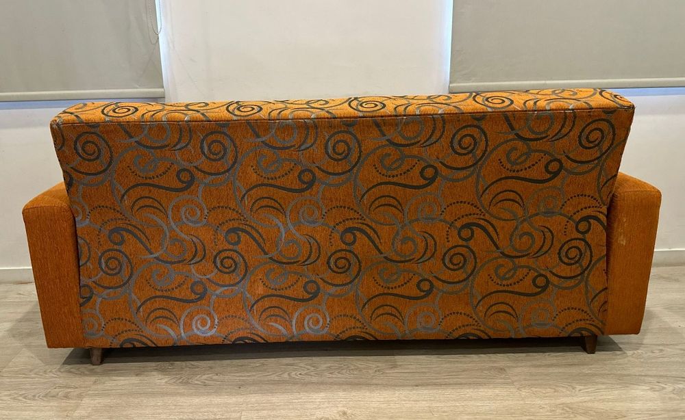 Sofá-cama de 3 lugares com colchão