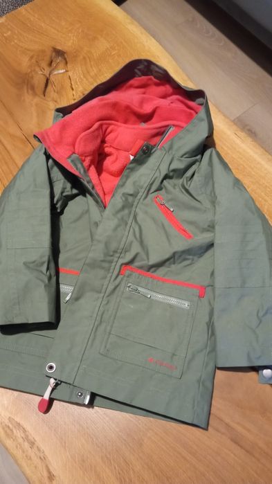 Kurtka 2w1 dla 3 latki Decathlon Quechua 90-98 super stan