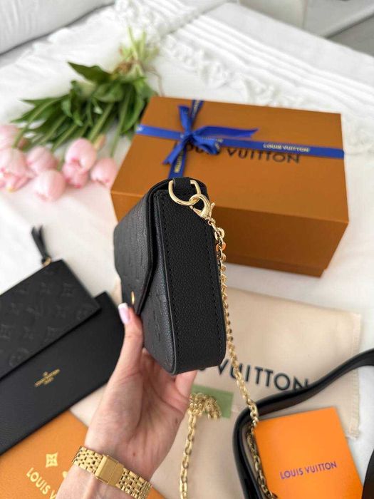 Louis Vuitton Felicie Pochette Black