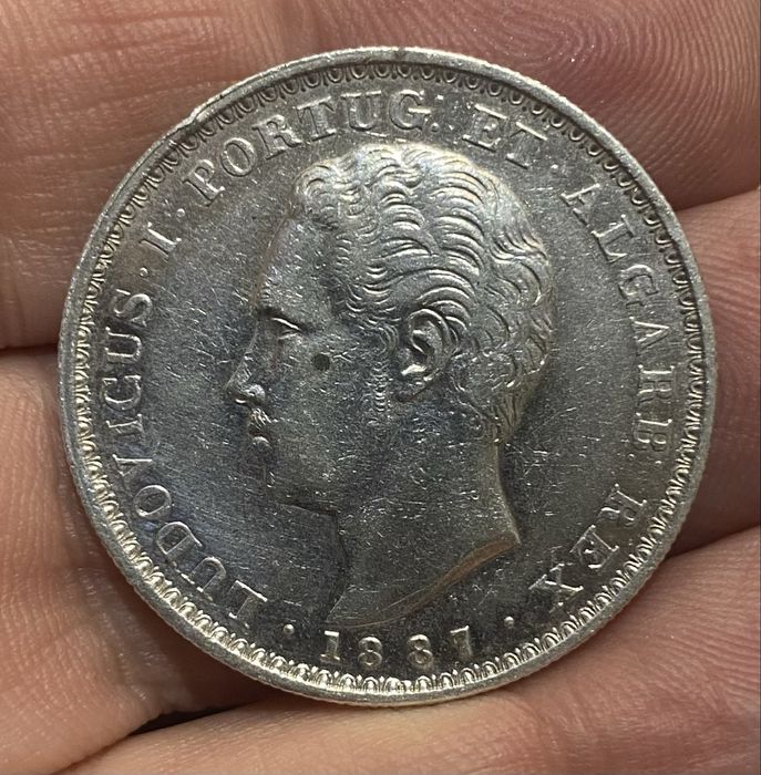 Moeda 634 - D LUIS I - 500 Reis 1887