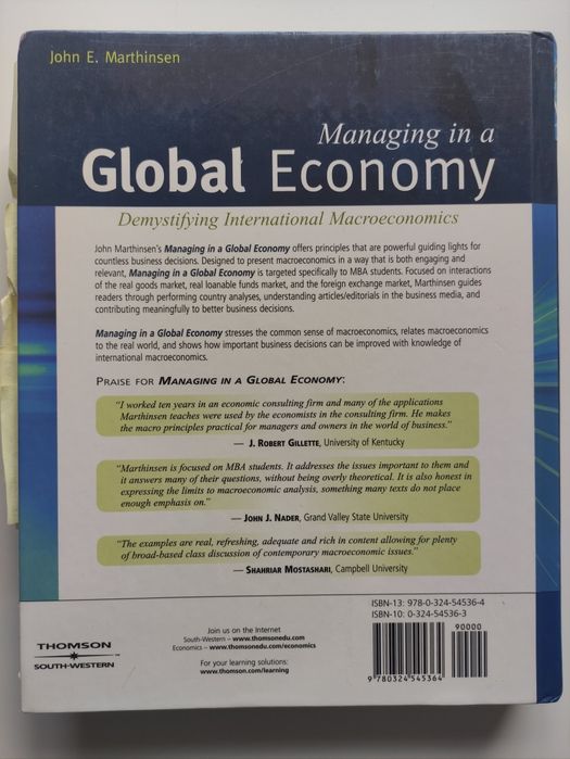 Managing in a Global Economy