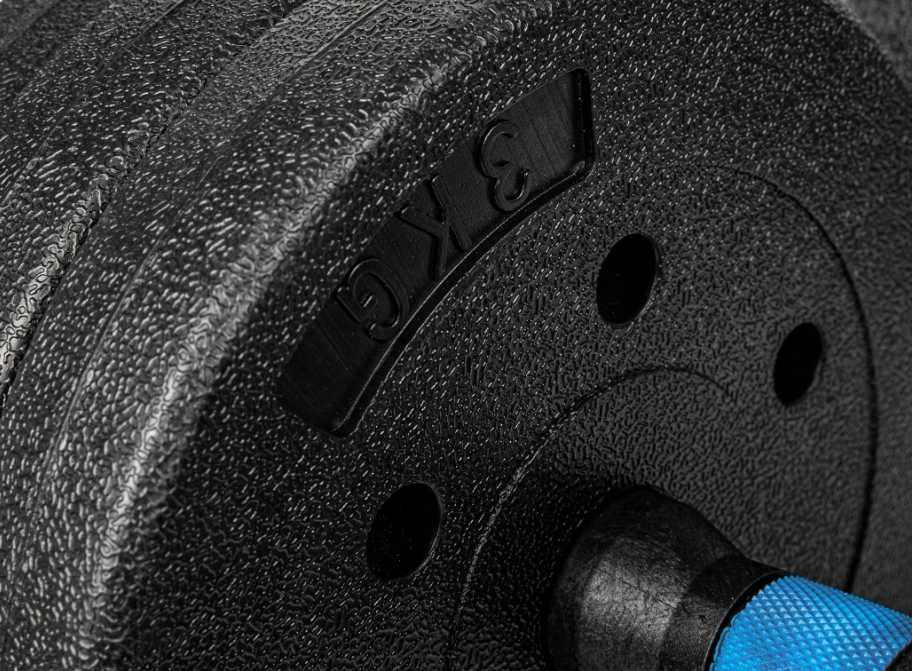 Nowe Hantle 40kg Treningowe Zestaw Hantli 2x20kg Regulowane +Sztanga