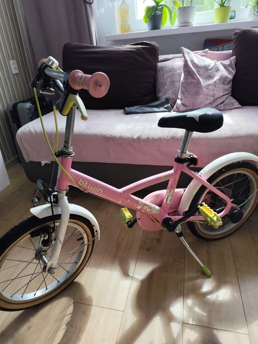 Rowerek 16 cali BTwin różowy