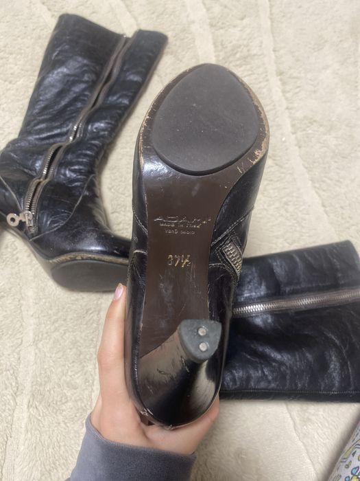 Adami high-heel leather boots in size 37.5