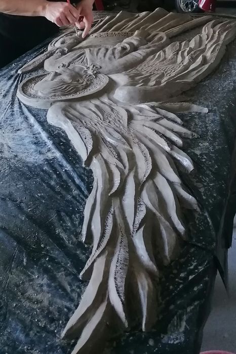 Glina rzeźbiarska, 20kg.  glina do modelowania, glina dla rzeźbiarzy