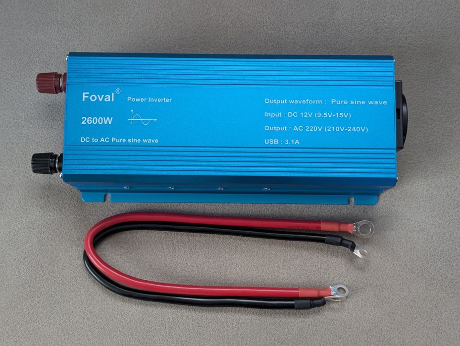 Інвертор Tataliken 1600w чистий синус євророзетка