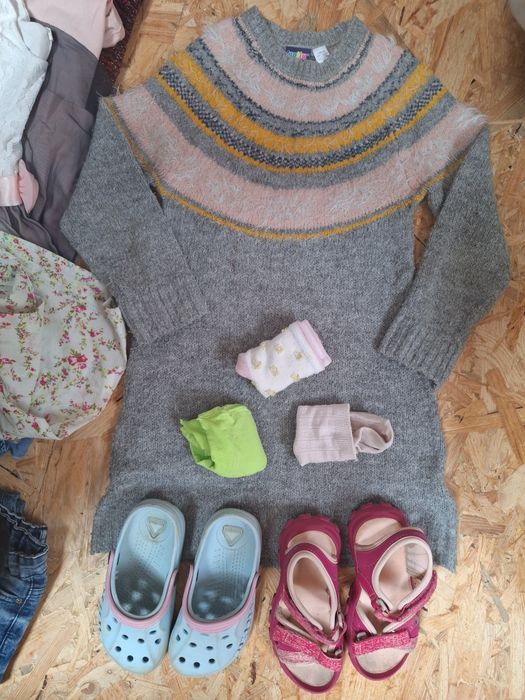 Mega paka ubrań rozm. 110 dziewczynka + buty 28