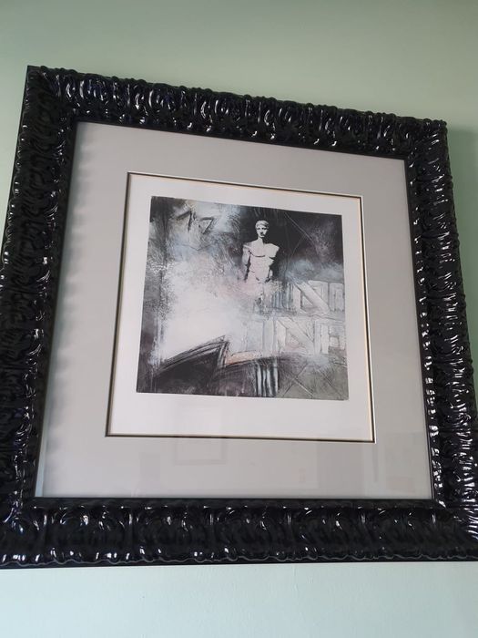 Quadro Abstrato em Moldura