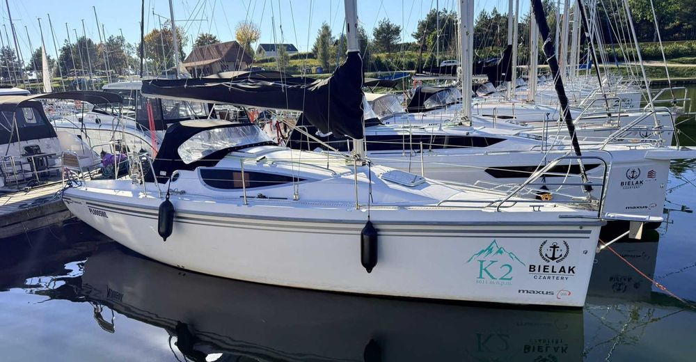 Maxus 28 „K2” rok 2018 – ogrzewanie, lodówka, boiler, szprycbuda | Gotowy do pływania