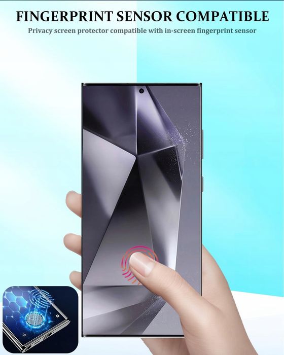 Ochrona Prywatności do Samsung Galaxy S24 Ultra Szkło + ochrona