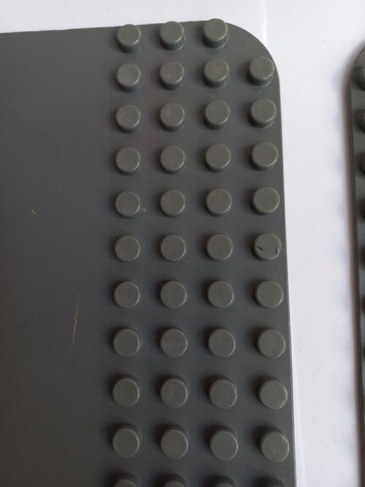 Klocki Dwie płytki szare Lego Duplo