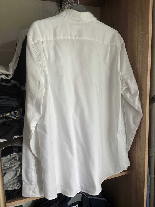 Сорочка чоловіча біла Lacoste Slim Fit розмір XL