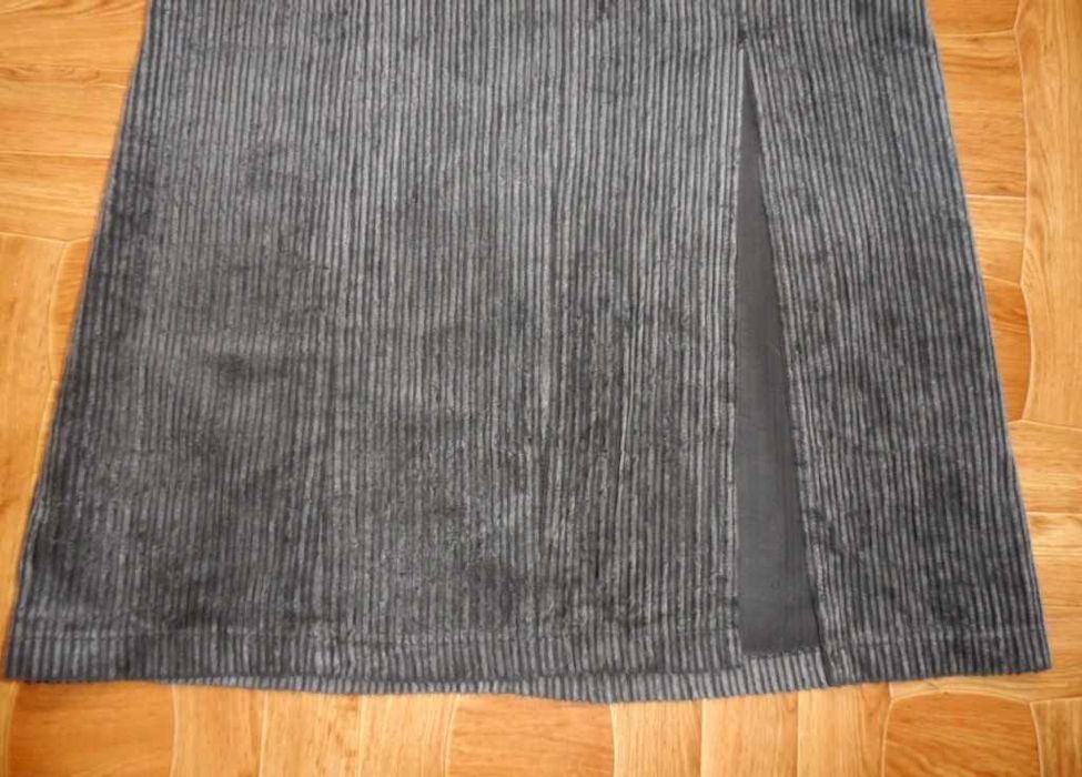 Длинная вельветовая юбка Inlove S с разрезом макси в пол в идеале