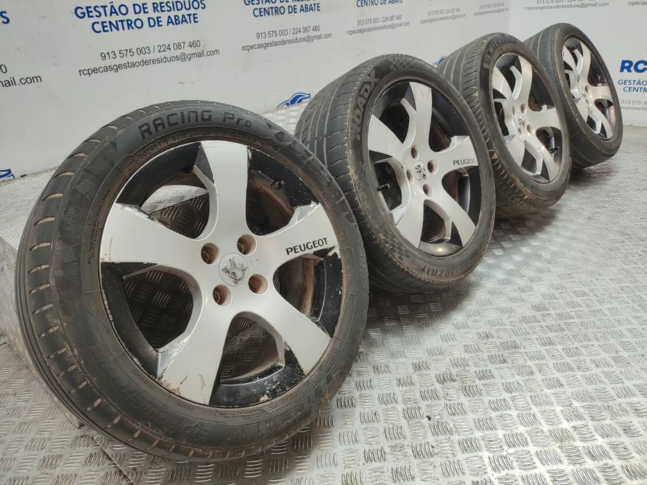 Conjunto de jantes 17 Savara originais Ronal Peugeot 3008 Mk1 7,5J