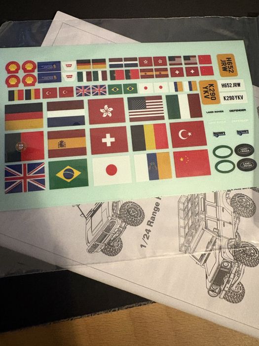 Land Rover 1/24 crowler novo