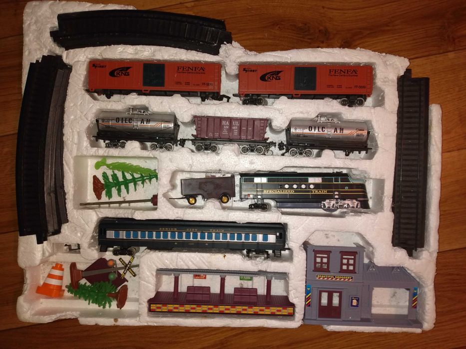 Zestaw kolejka z torami