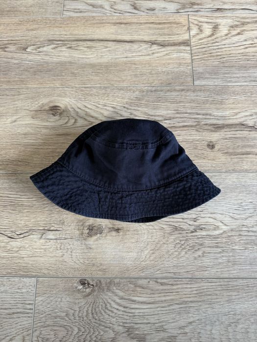 Czarny 100% bawełna kapelusz na ryby bucket hat uniwersalny Atlantis